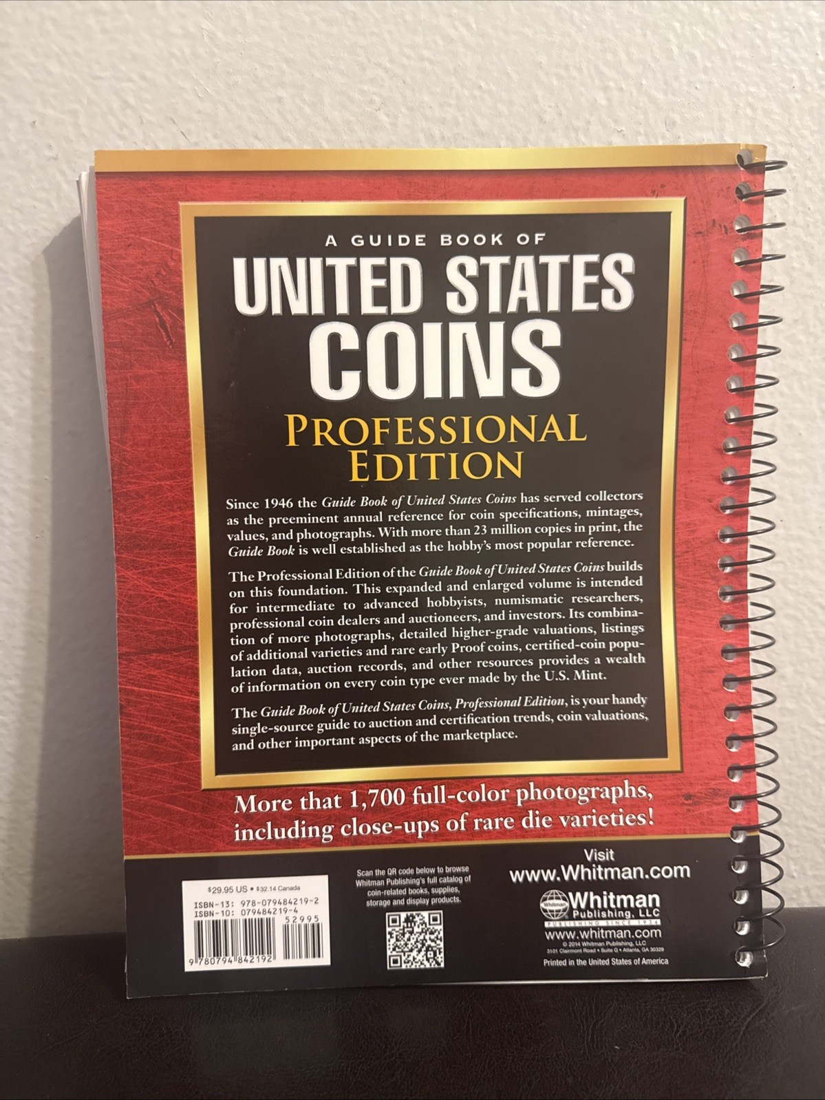 A Guide Book of United States Coins Professional Edition, 6th Edition