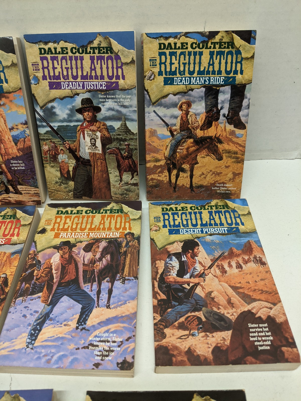 The Regulator Complete Series Books 1-9, 11-12 Western Paperbacks by Dale Colter