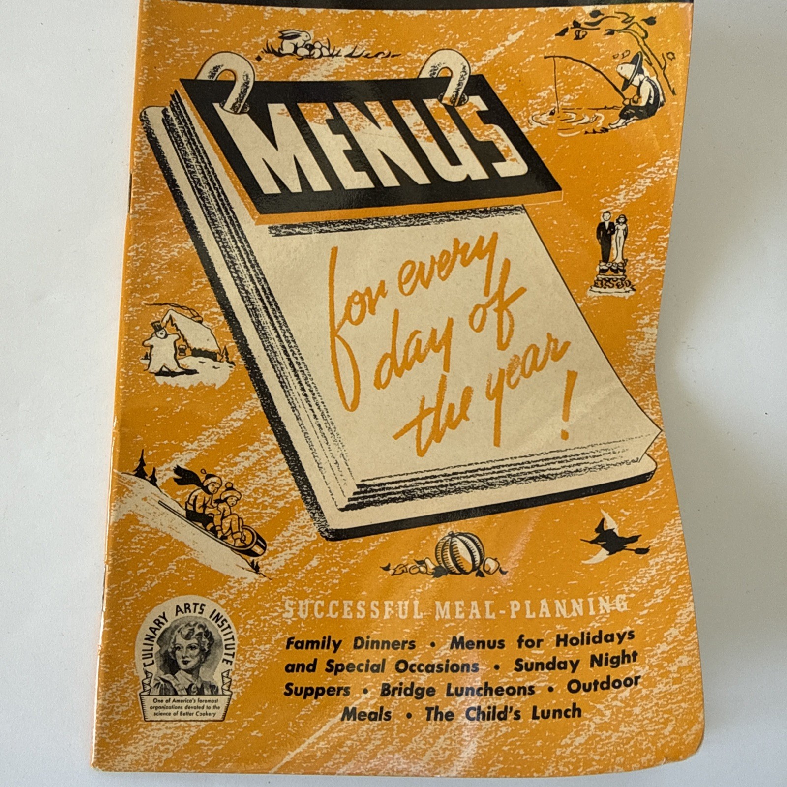6 Vintage Culinary Arts Institute Chicago Recipe Booklets 1940, 1941, 1942