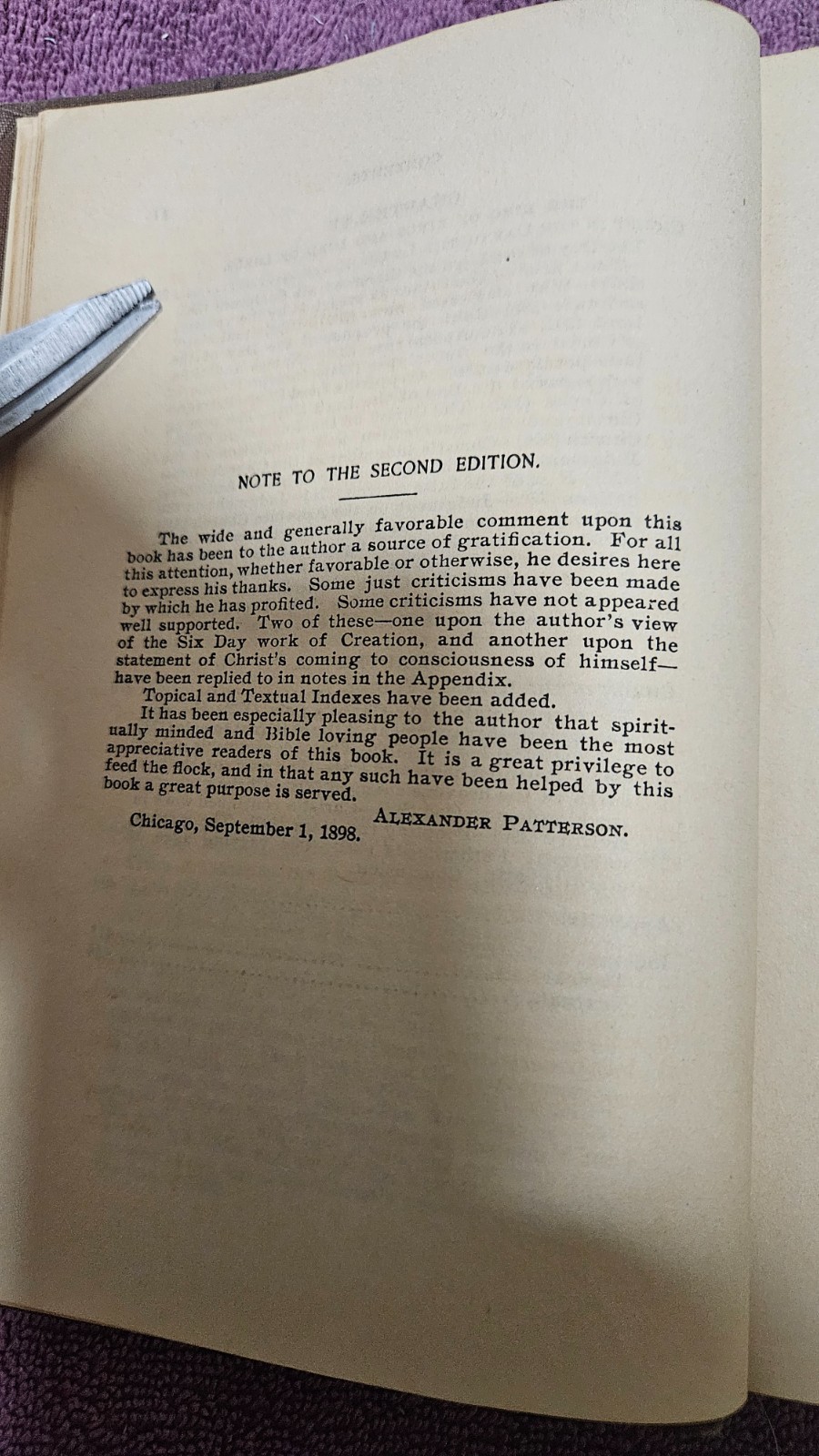 ‡ ✝️ Greater Life and Work of Christ by Patterson • 1928 HC 2nd Ed Ex-Library