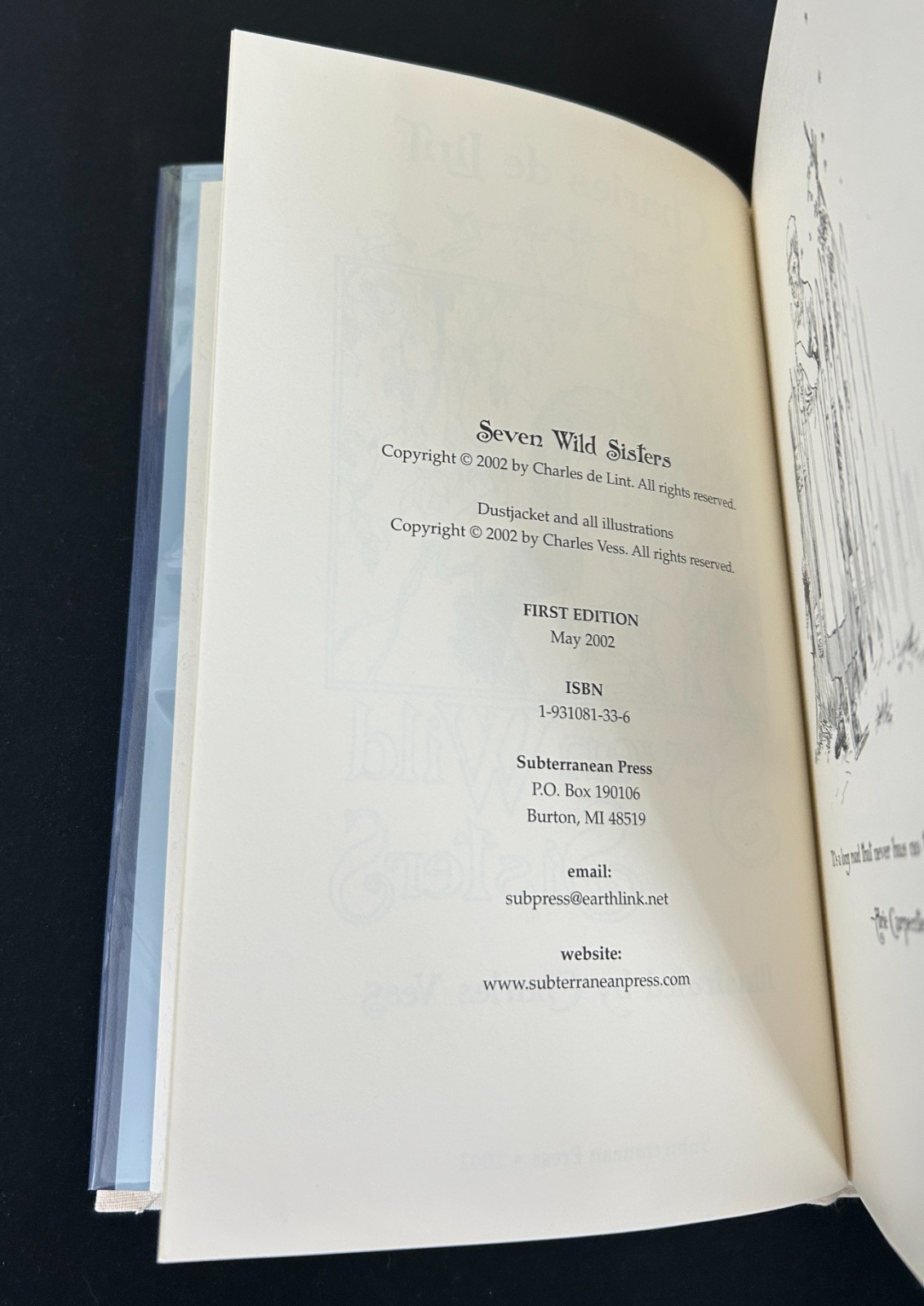 Charles de Lint – Seven Wild Sisters signed limited edition