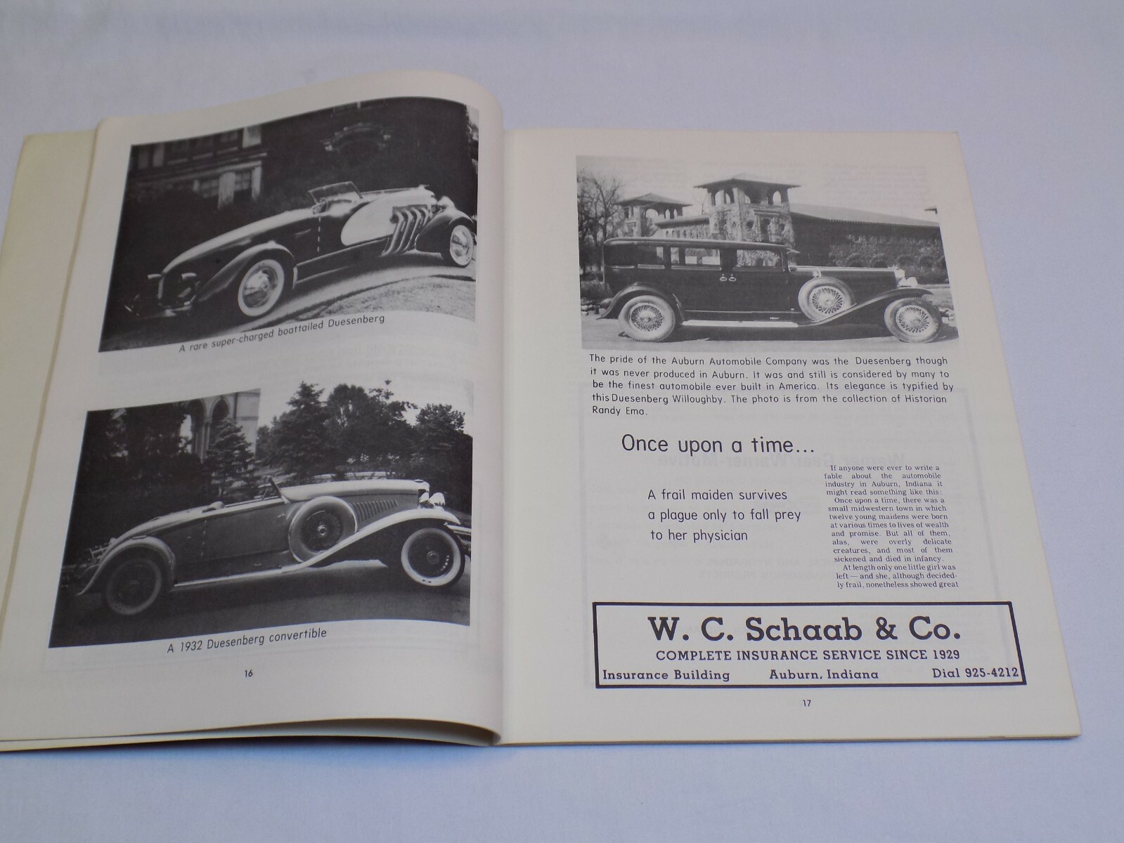 The Auburn Story – The Classics Come Home 1972 Book Kroemer Cord Duesenburg ACD