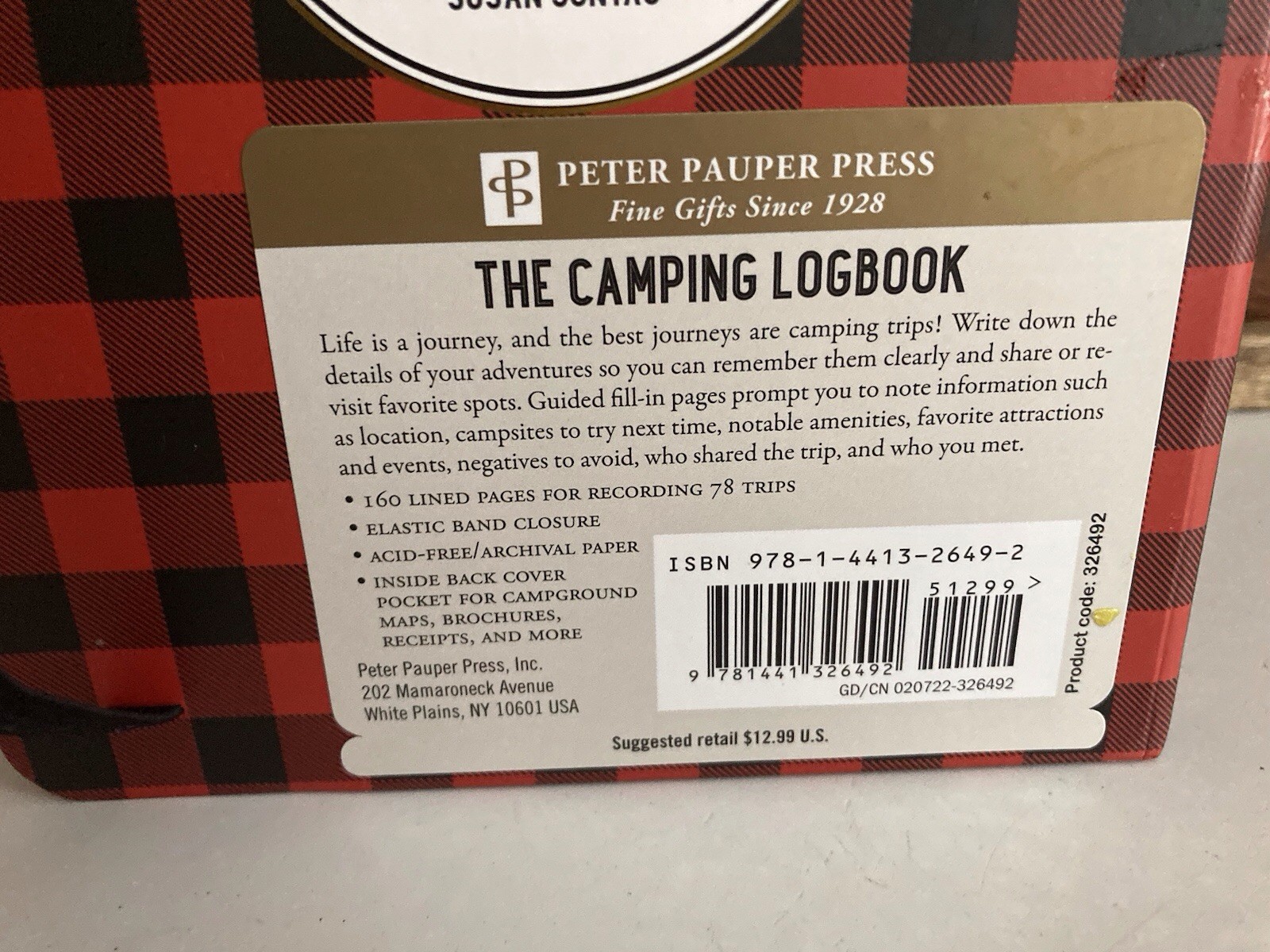 Campers Logbook : Record Your Adventures by Inc. Peter Pauper Press (2018)