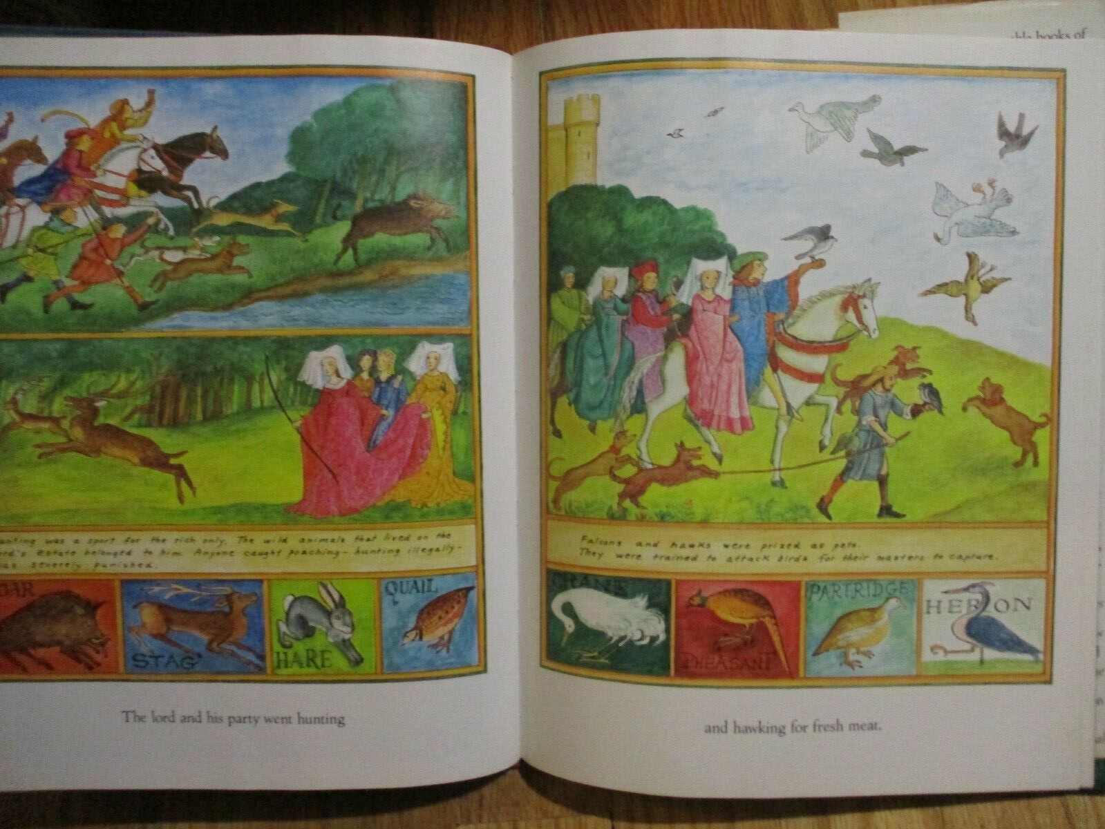 A Medieval Feast (Reading Rainbow Books) by Aliki HC DJ 1st Edition EUC
