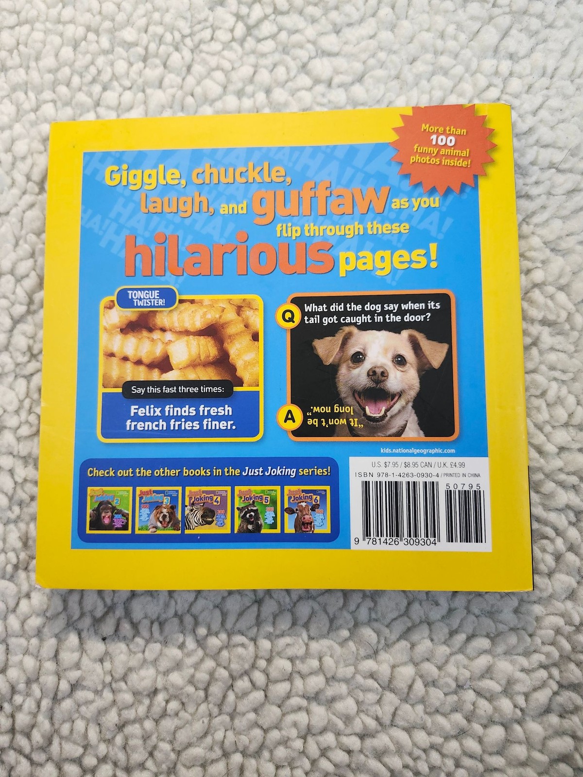 National Geographic Kids Just Joking 300 Jokes Kids Paperback Humor Riddles
