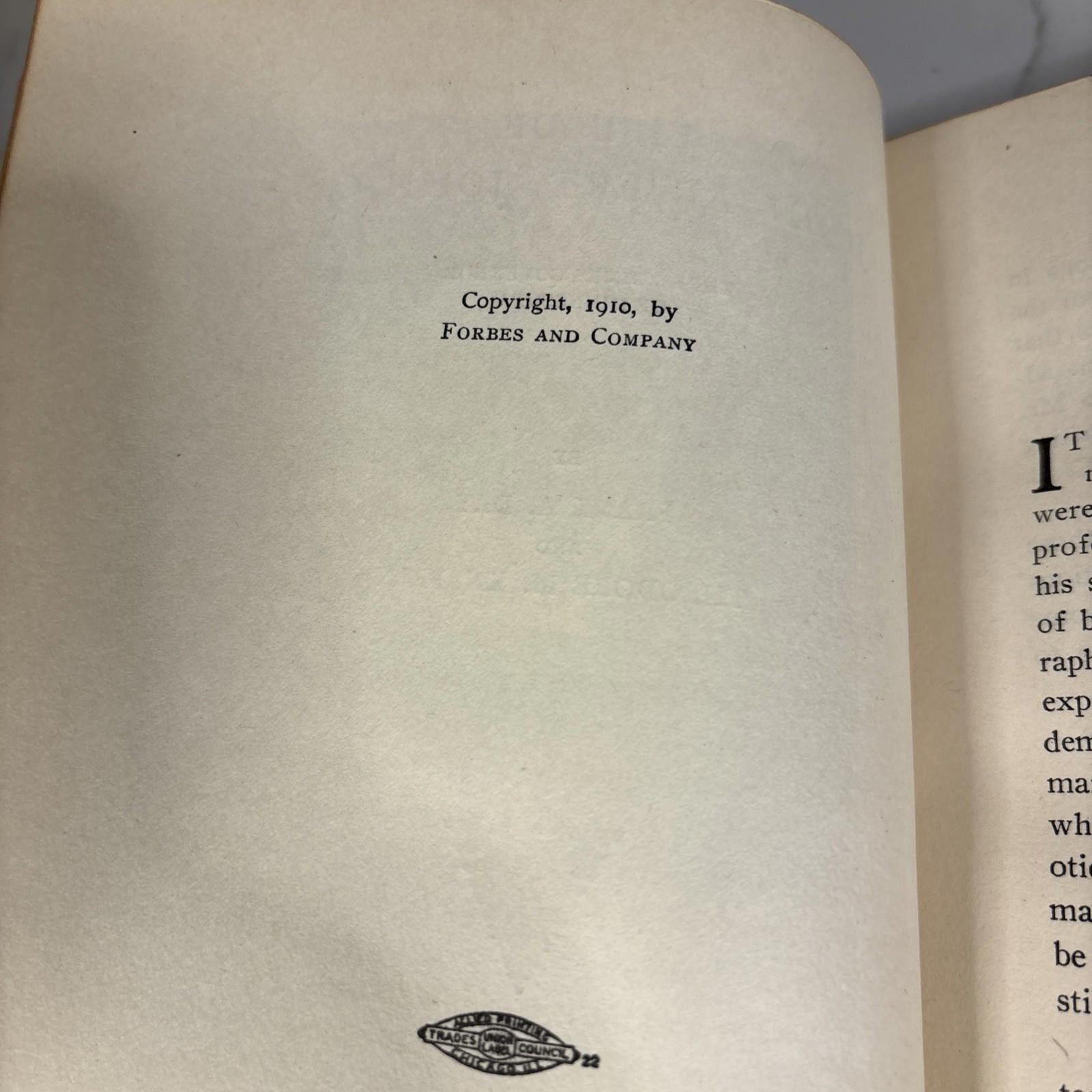 Life of John Albert Johnson Limited Autographed Edition 1910 #487