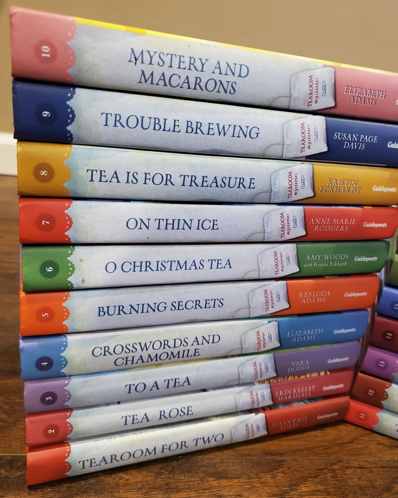 Tearoom Mysteries Series Hardcover Books by Guideposts – Lot of 19