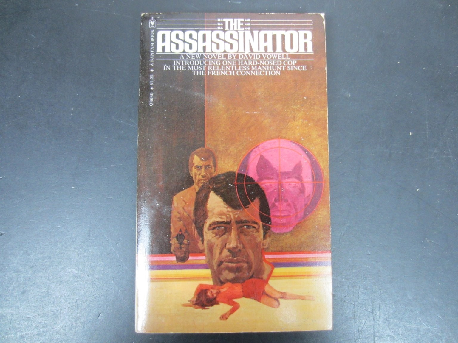 The Assassinator David Vowell 1975 First Printing Crime Thriller Bantam Books PB