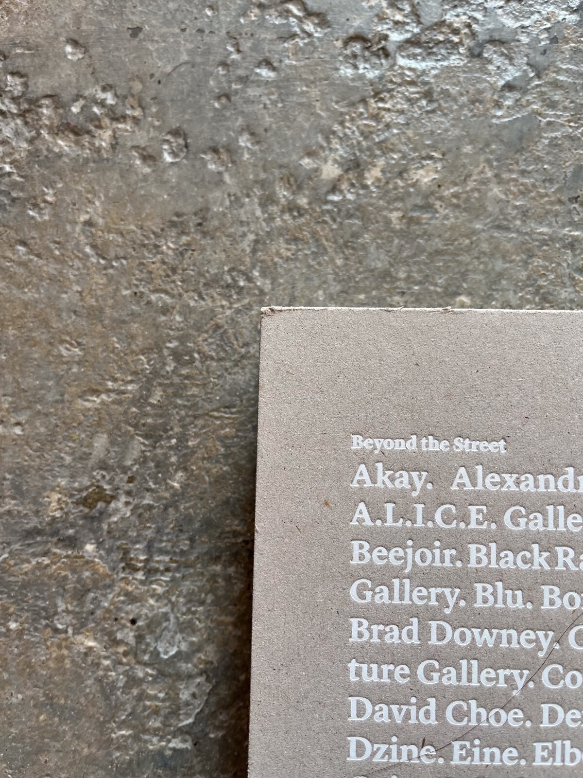 Beyond the Street : With the 100 Most Important Players in Urban Art by…