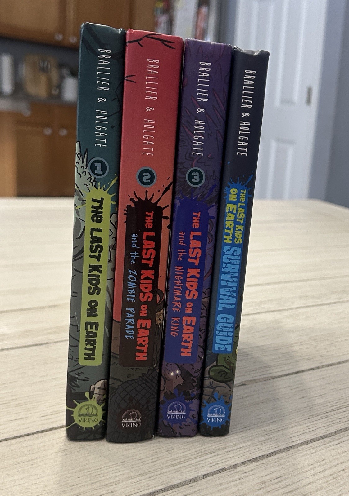 The Last Kids on Earth Series by Max Brallier 4 Hardcover Books Ages 9-12