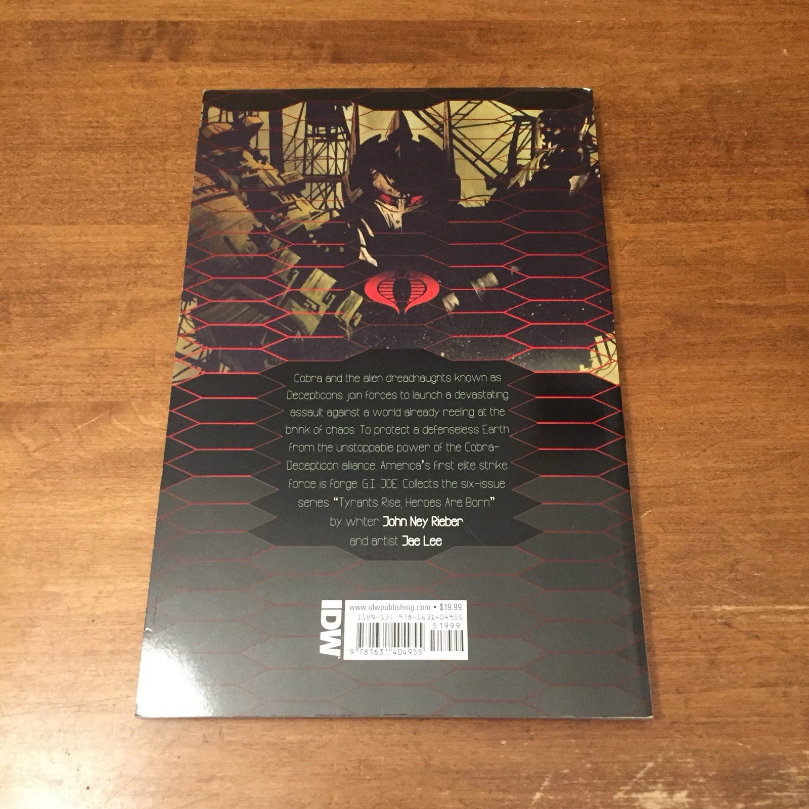 Transformers/GI Joe: Tyrants Rise Heroes Are Born 2015 IDW First Print TPB Good+