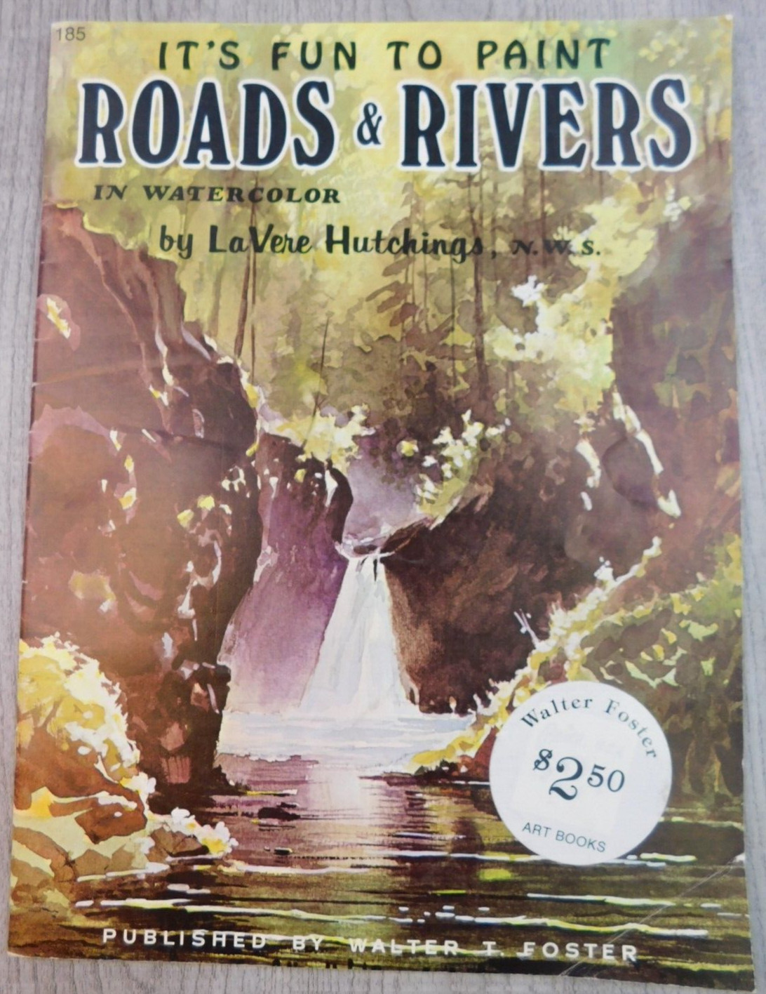 It’s Fun To Paint Roads & Rivers LaVere Hutchings Walter T Foster Painting Book