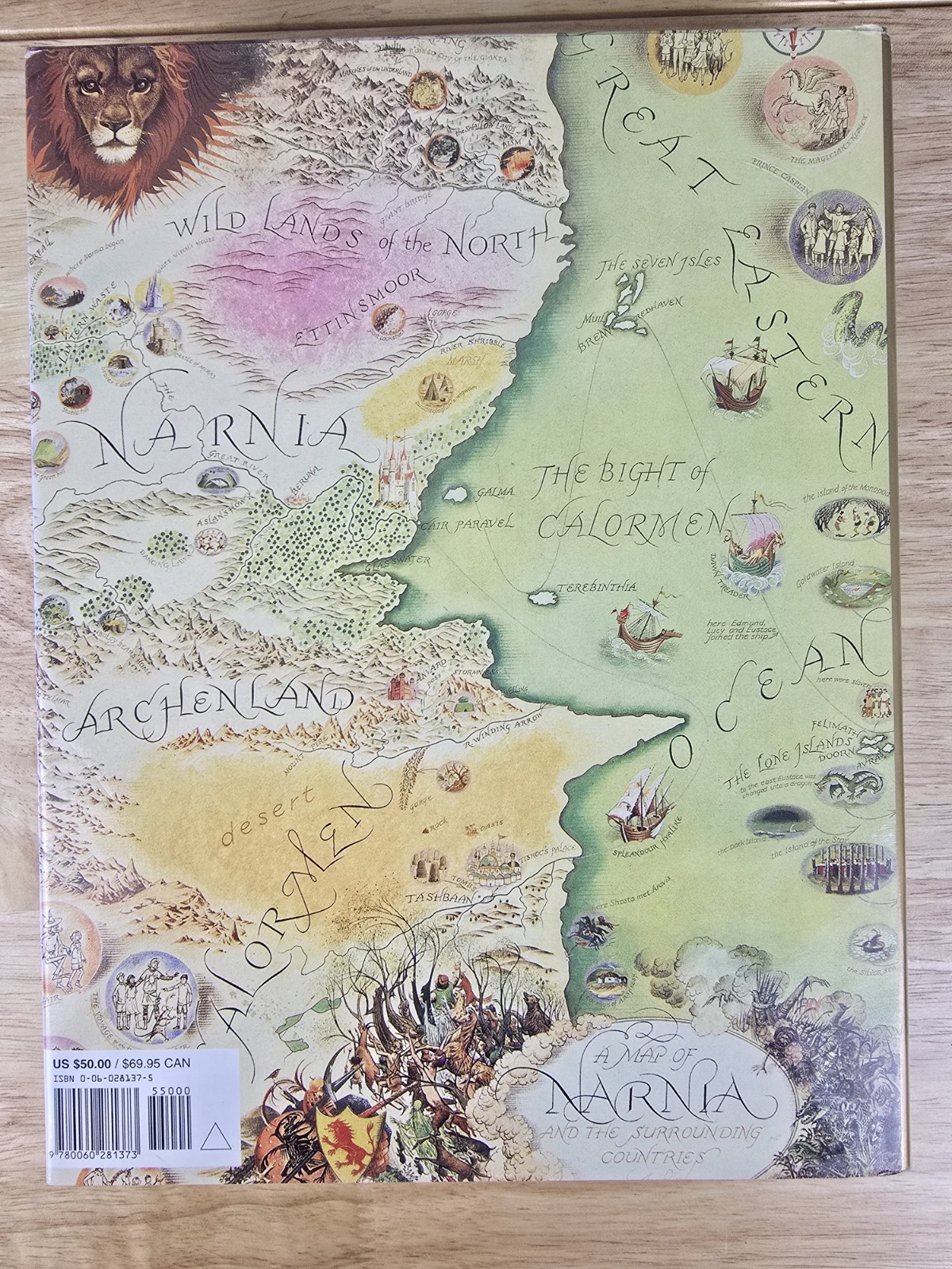 The Complete Chronicles of Narnia Hardcover Illustrated C.S. Lewis Pauline Bayne