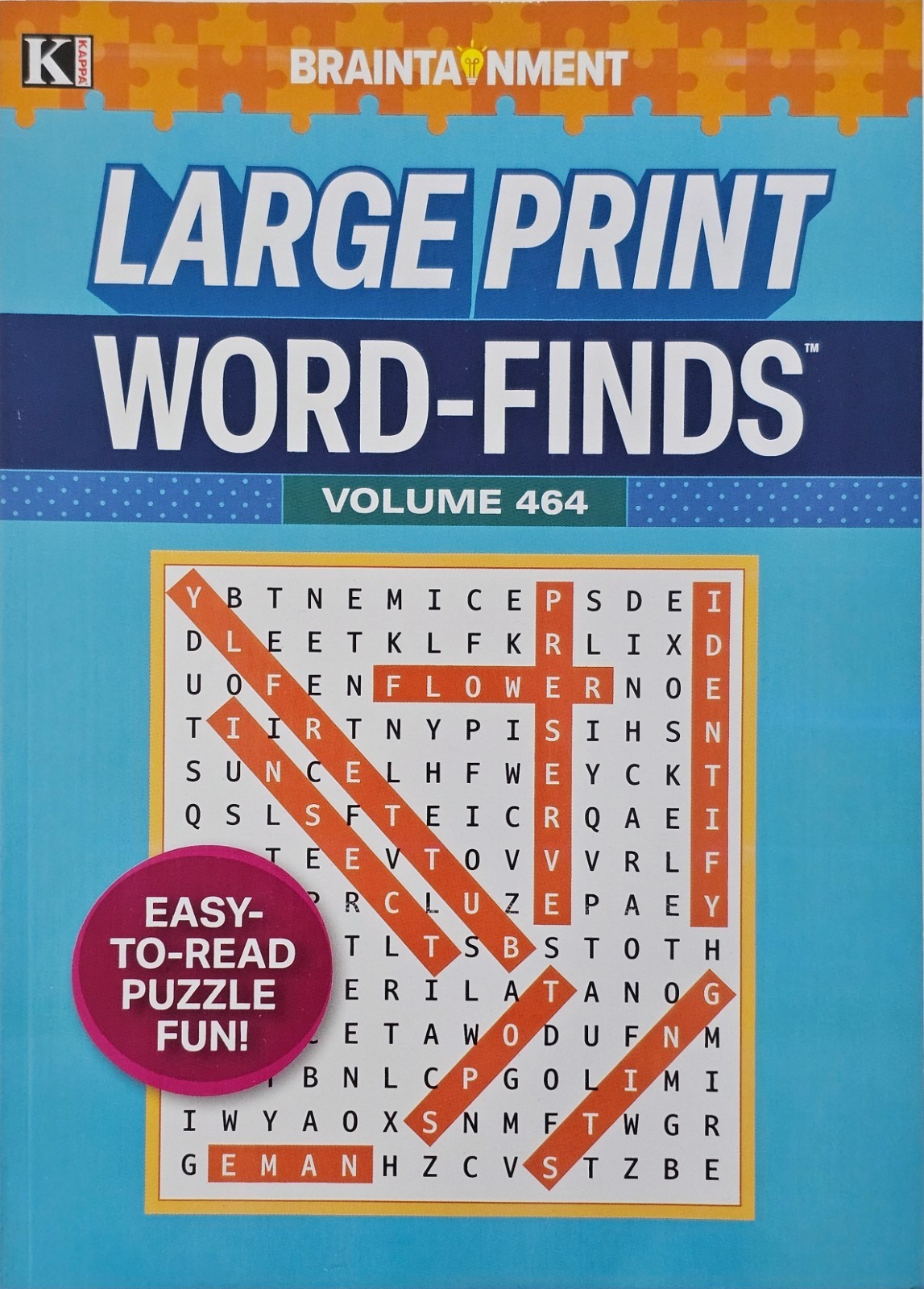10 New Large Print Word-Finds Puzzle Books Kappa Games Vol#454-474 ~ Search,Hunt