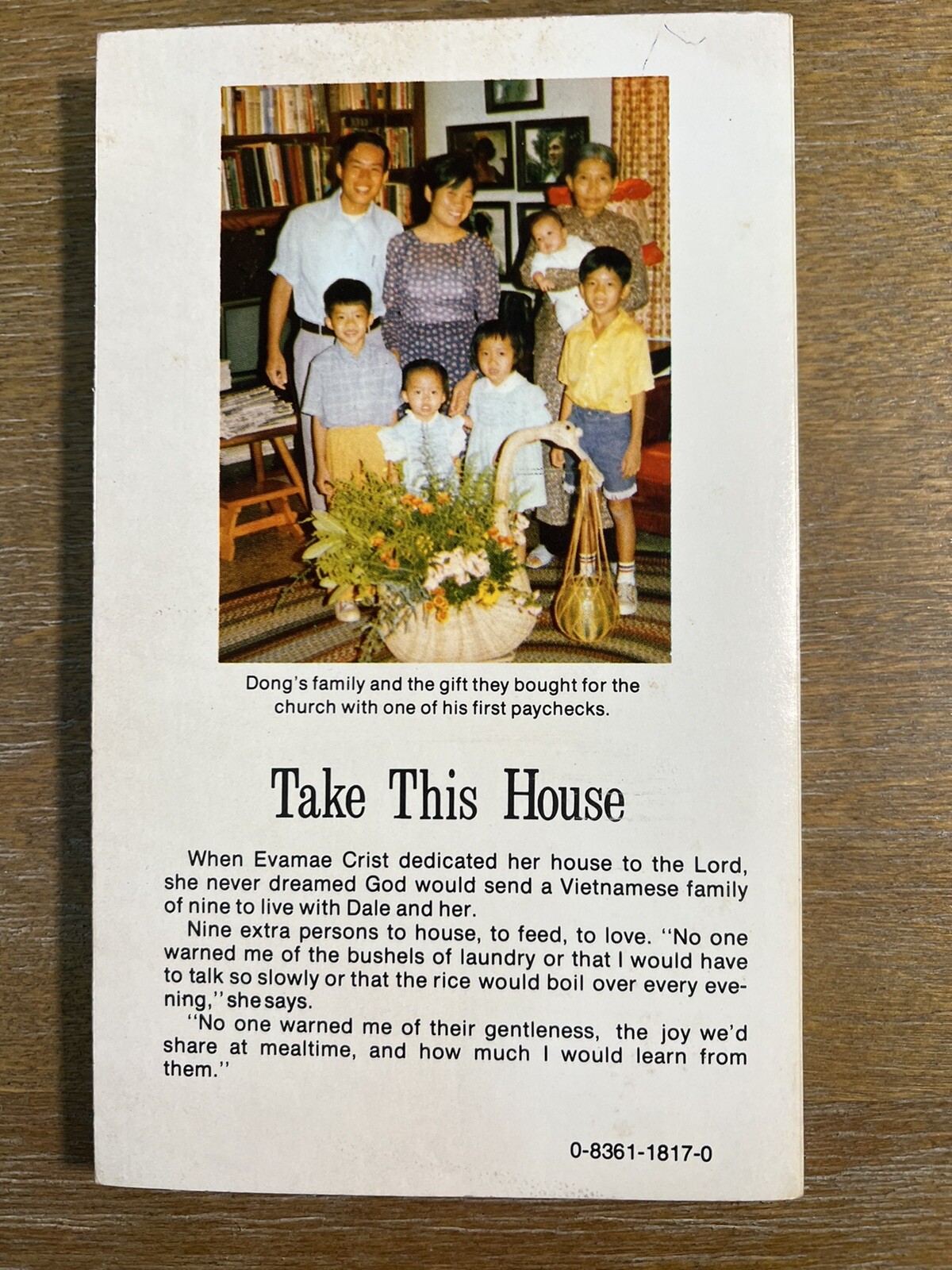 Take This House by Evamae B. Crist (1977, Trade Paperback) SIGNED BY AUTHOR