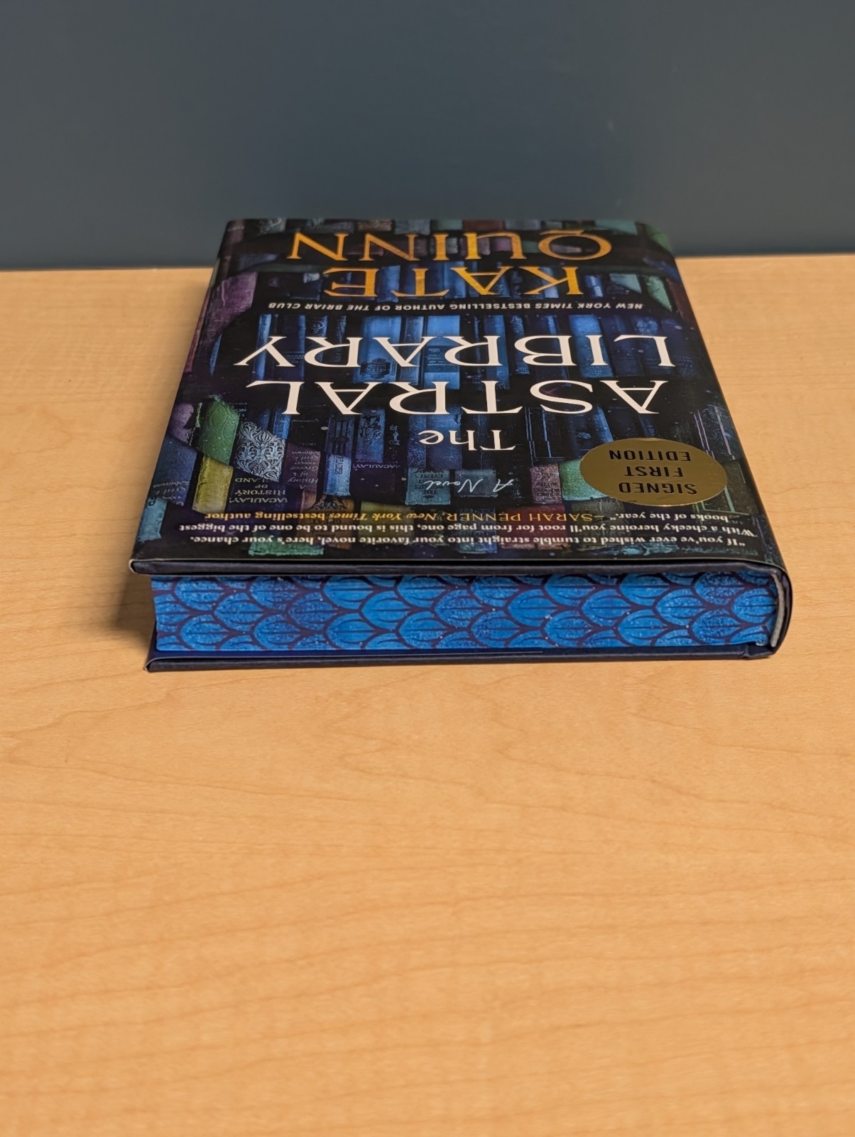 🌌Kate Quinn THE ASTRAL LIBRARY Signed Deluxe Limited Edition Sprayed Edges