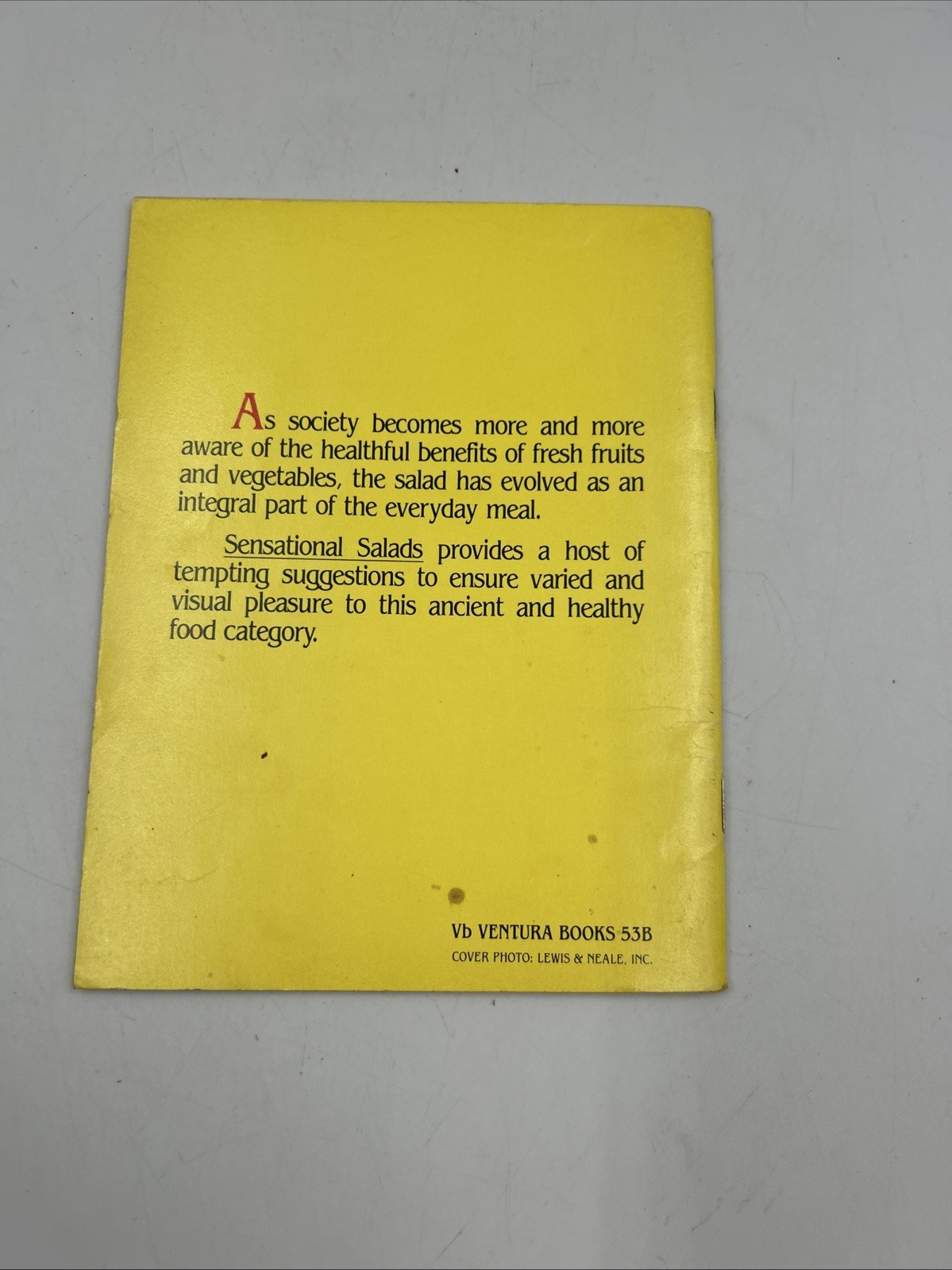 300 SENSATIONAL SALADS Cook Book by Lucinda Hollace Berry 1982 paperback
