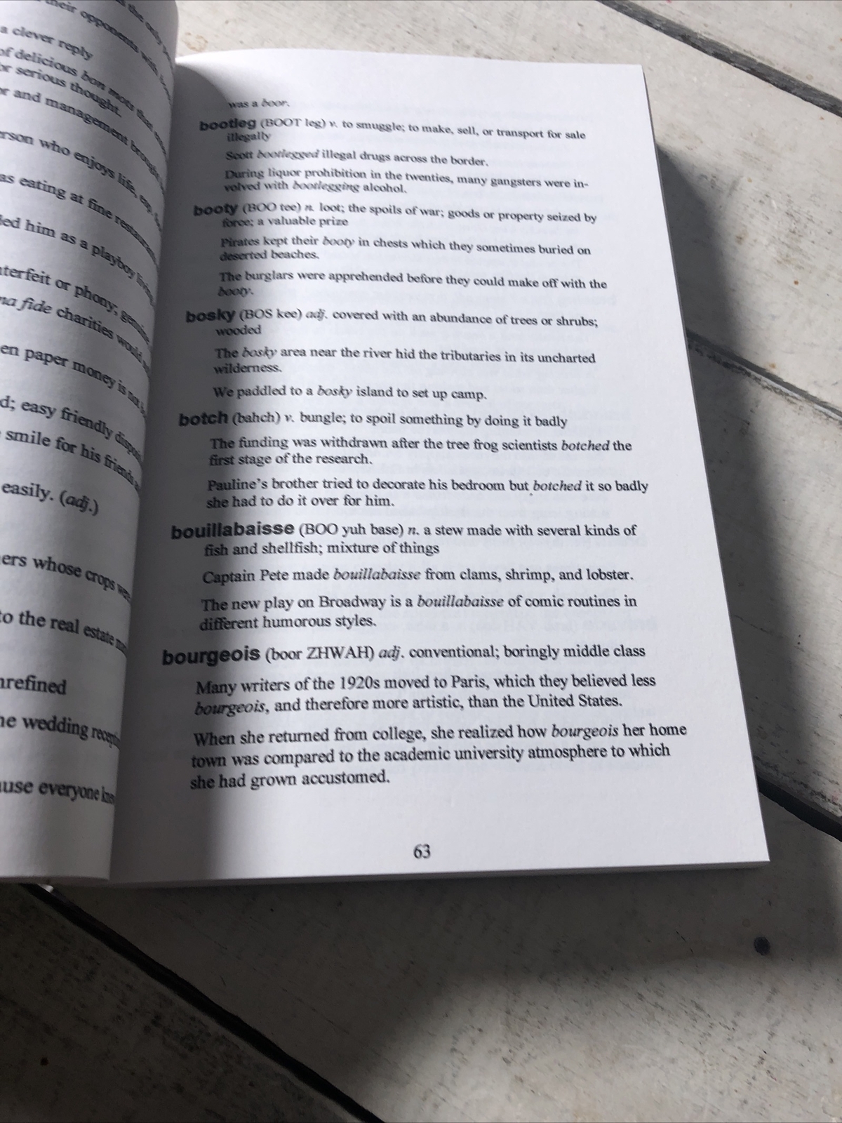 The Unofficial SAT Word Dictionary The Book the College Board Didn’t… Butchers