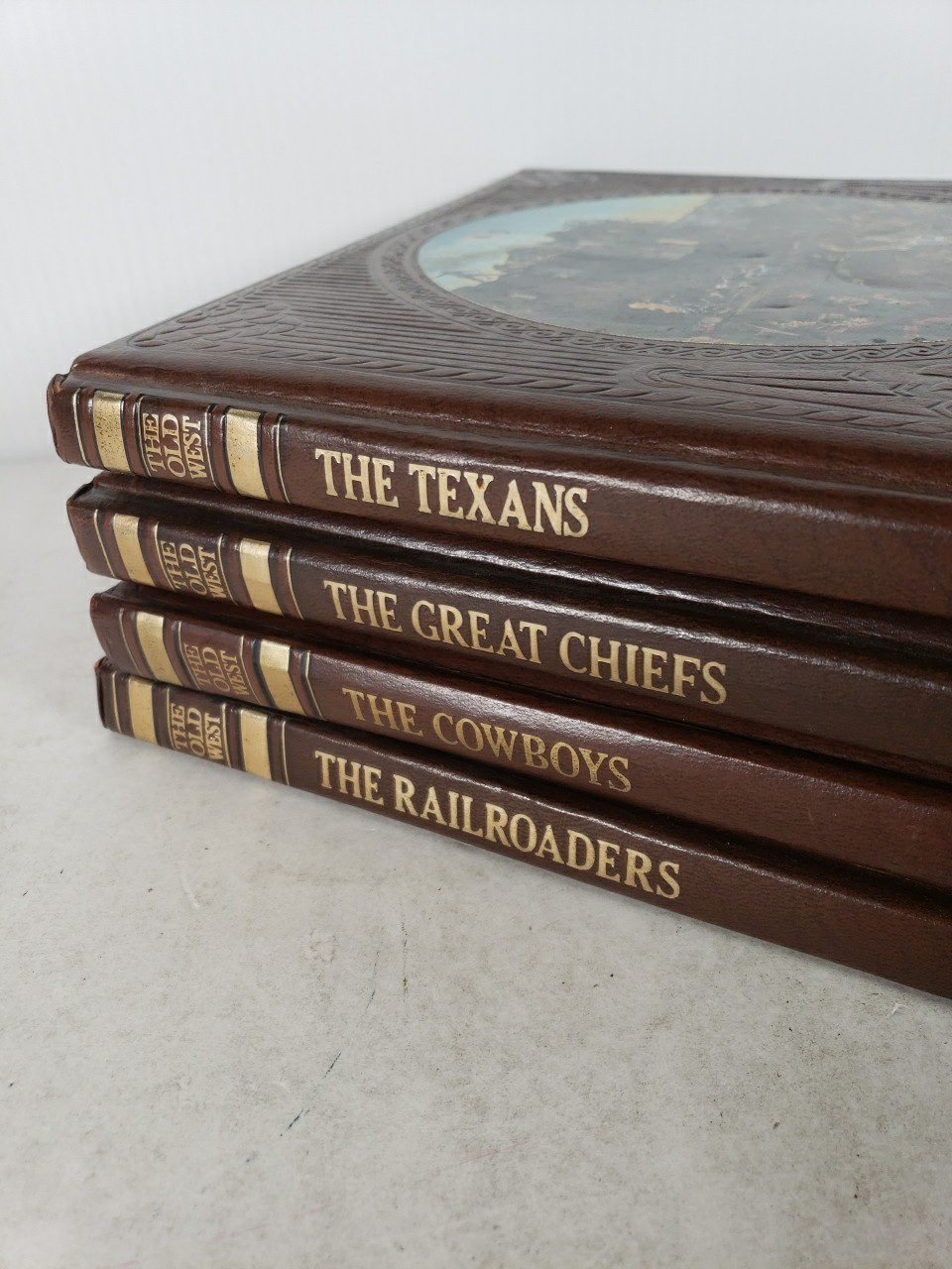 The Old West – Time Life Books (4 Book Set) Texans, Chiefs, Cowboys, Railroaders