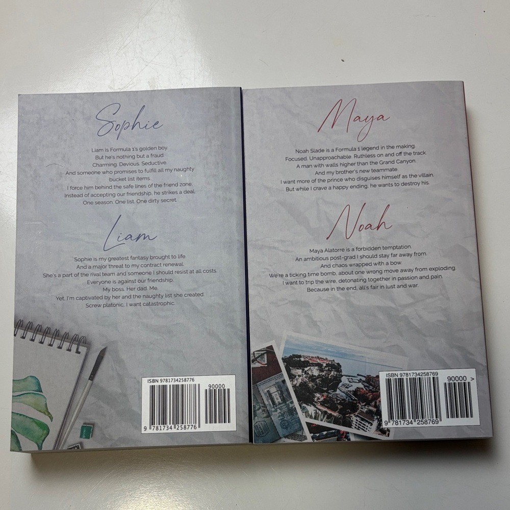 Lauren Asher Book Set – Throttled & Collided paperback books