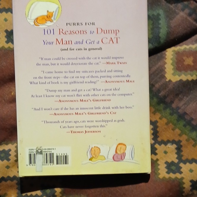 William Morrow 101 Reasons to Dump Your Man and Get a Cat Hardcover Molly Katz …