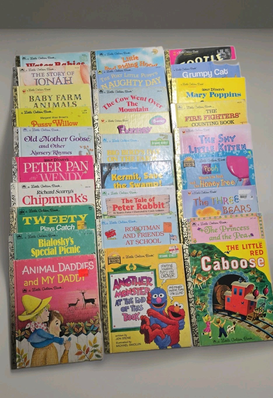 Little Golden Book Lot of 50 Unique Titles Vintage Classics Holidays Fairy Tales