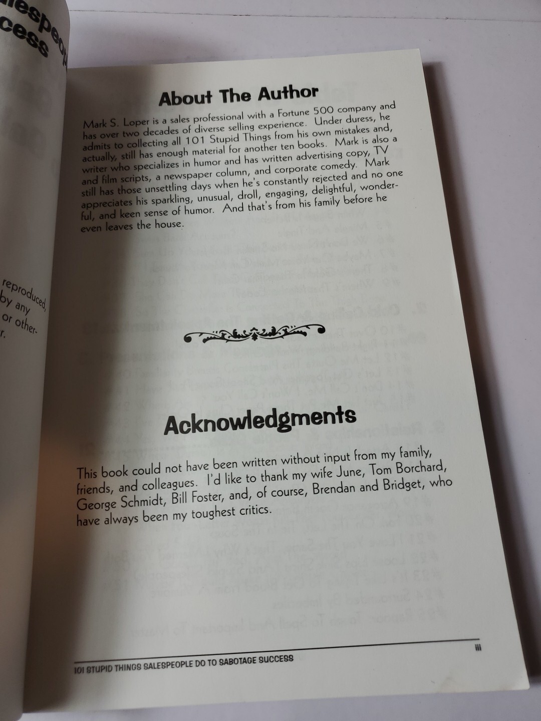 101 Stupid Things Salespeople Do To Sabotage Success By Mark S.