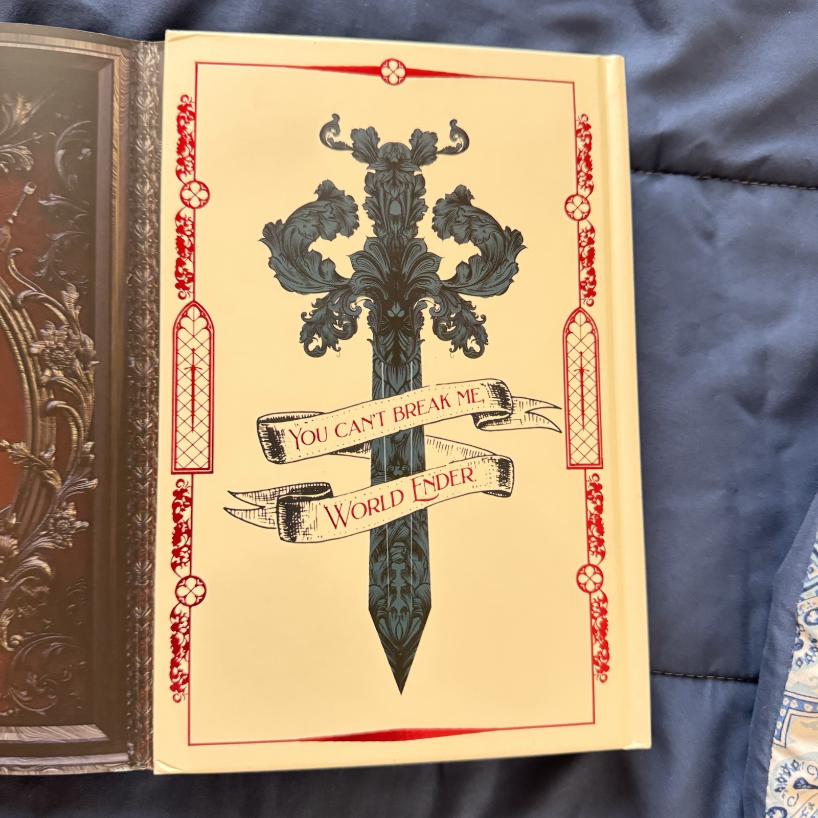 The Bookish Box THE BOOK OF AZRAEL Amber V. Nicole SPRAYED EDGES