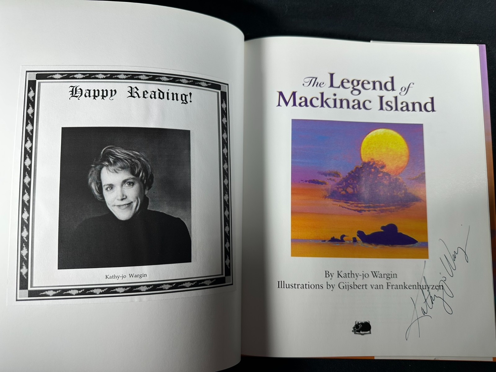 Legend of Mackinac Island by Kathy-jo Wargin signed