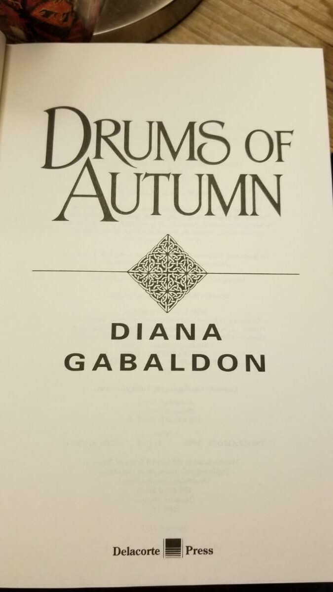 Drums of Autumn (Outlander #4) by Diana Gabaldon 1st Ed 1st Print HB DJ VGC!!