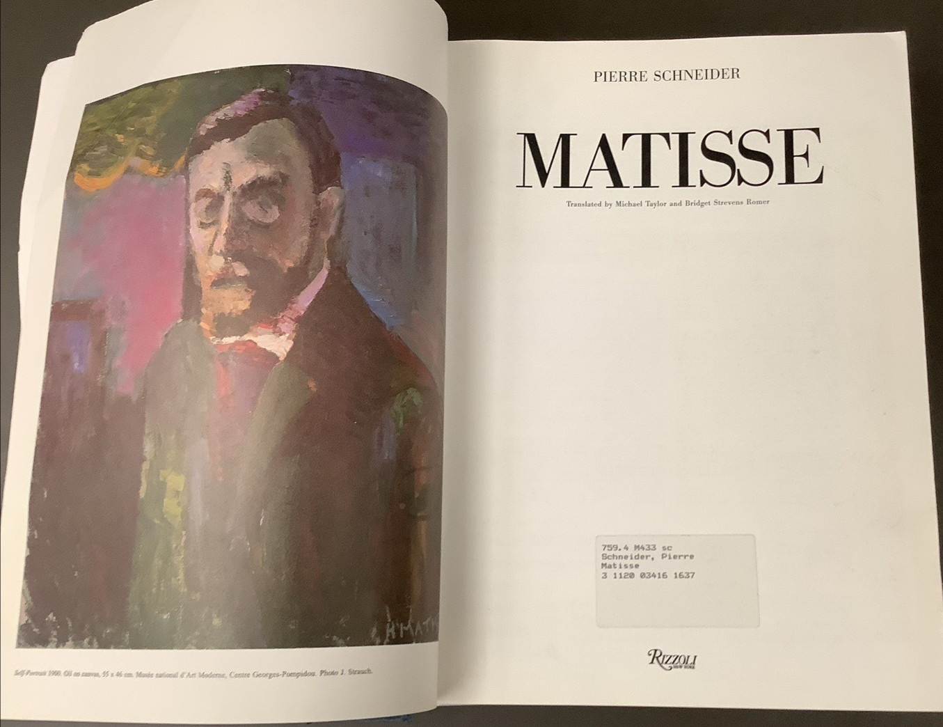 Matisse HC, X-Library 2002, Pierre Schneider; Michael Taylor