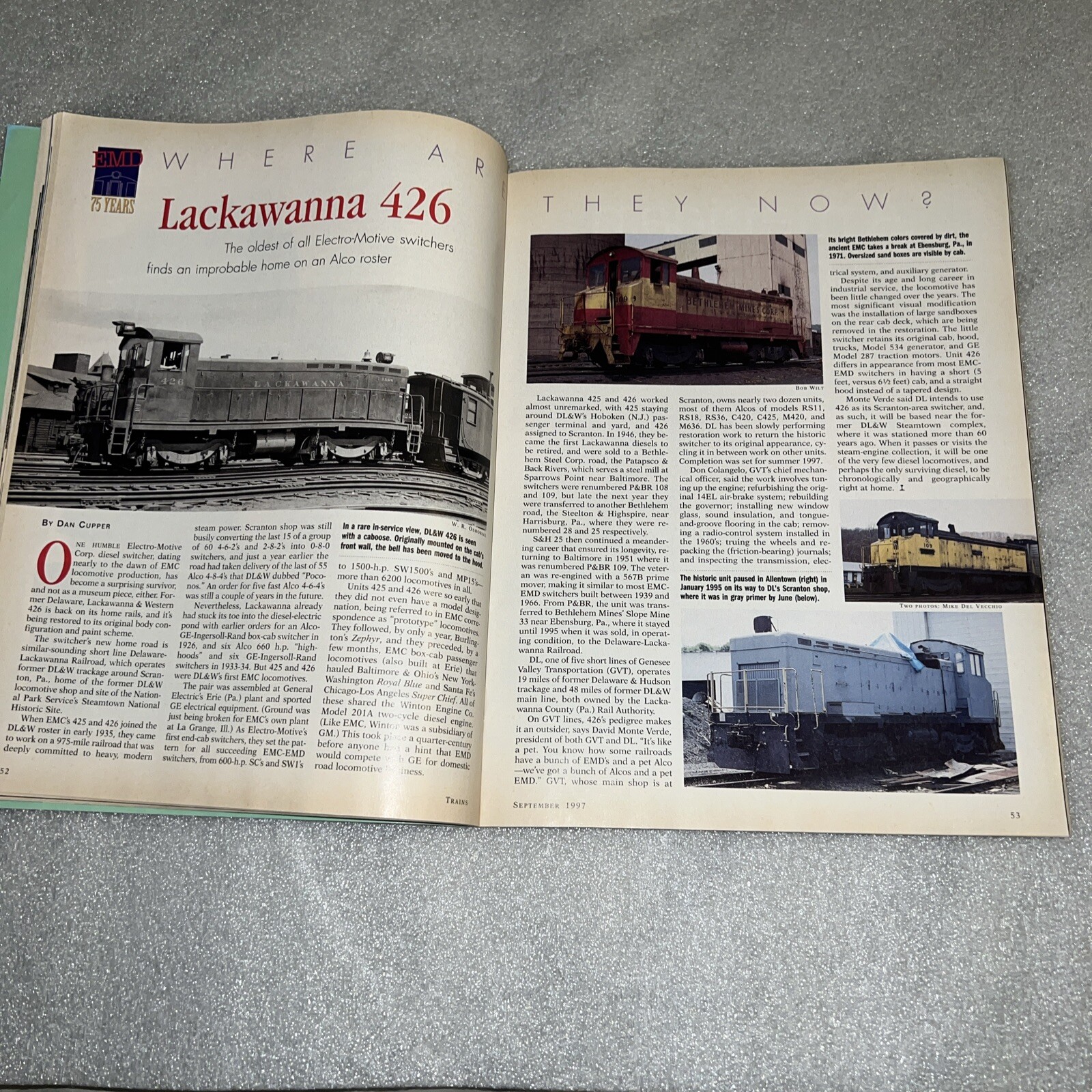 TRAINS Magazine, September 1997 EMD Locomotives 75 Years Collectors Edition T69