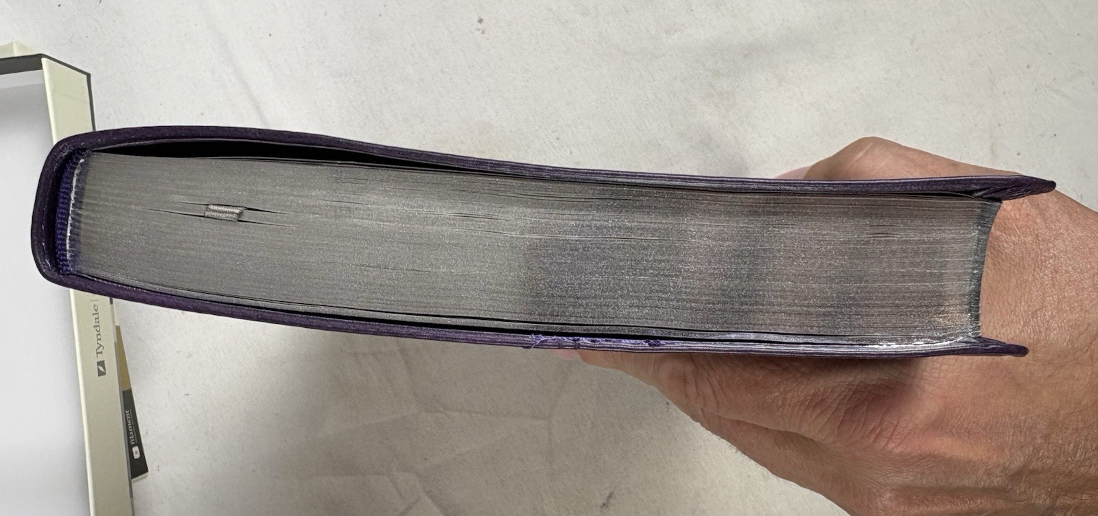 Thinline Reference Large Print KJV Bible Red Letter Filament Enabled Purple