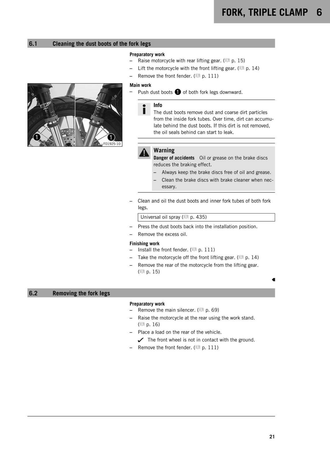 KTM 790 Adventure Repair Manual 2019 – STEEL LOOP FASTENED – PROTECTIVE COVERS