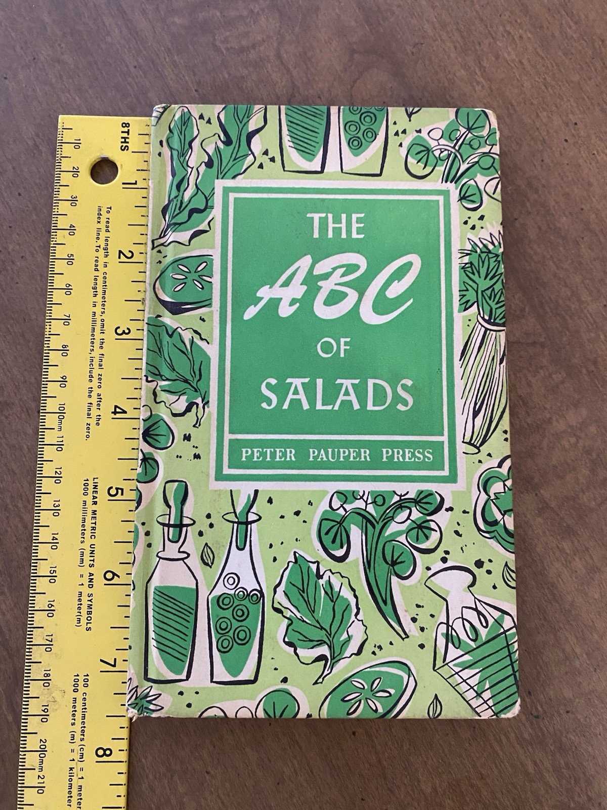 “The ABC of Salads” Peter Pauper Press 1958 Small Hardcover Cookbook Vintage