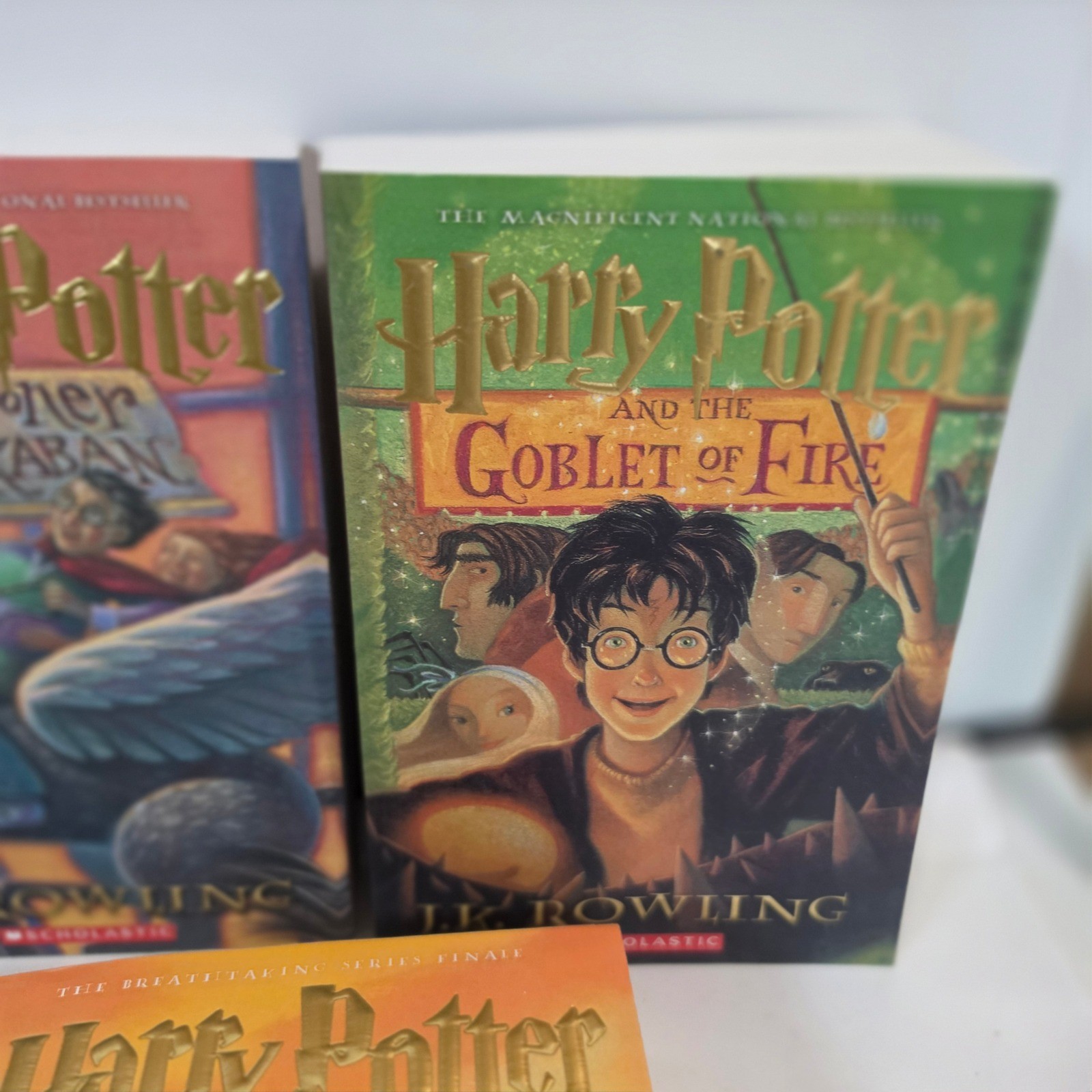 Harry Potter Complete Series 1-7 Paperback Book Set JK Rowling Scholastic