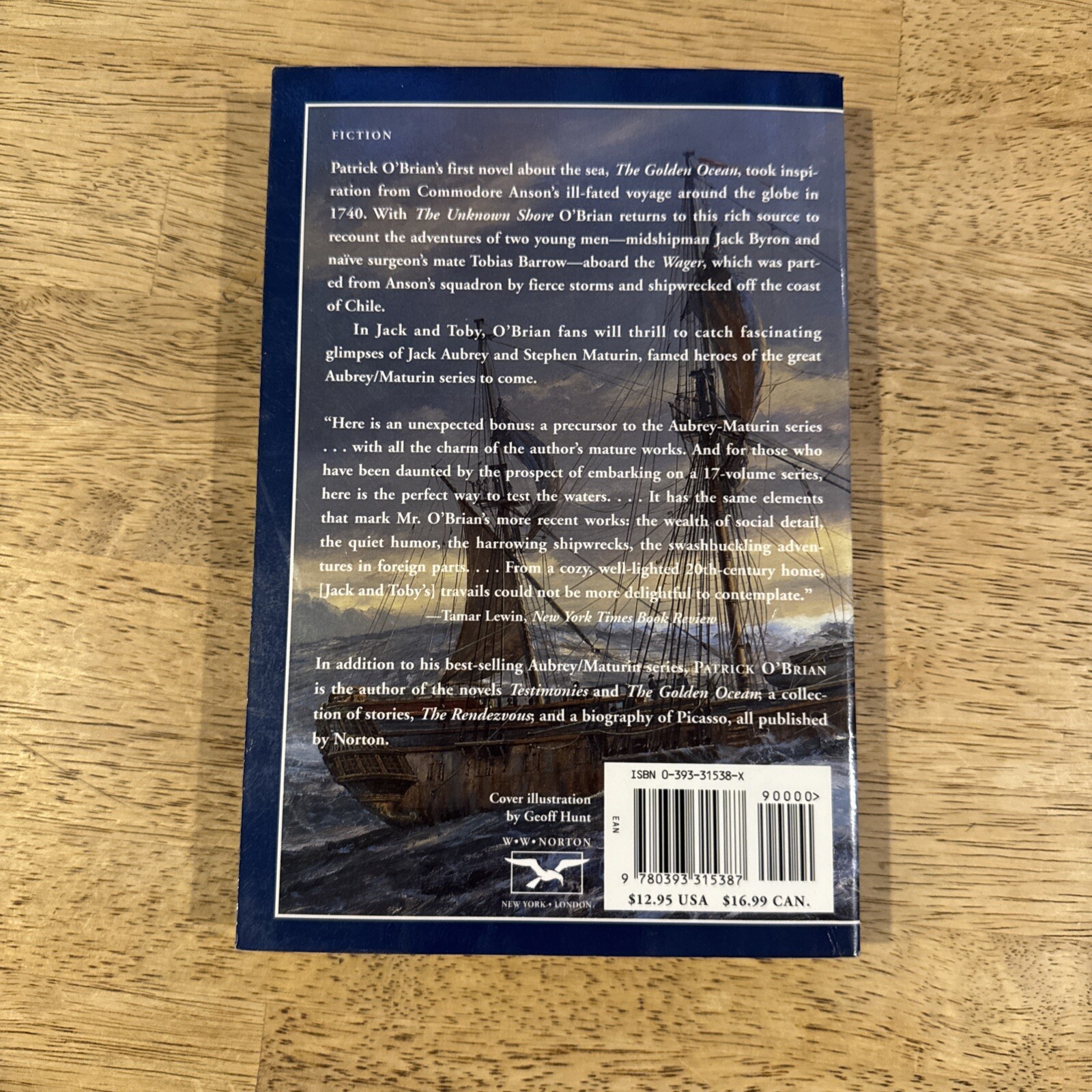 Unknown Shore by Patrick Obrian 1995 Trade Paperback