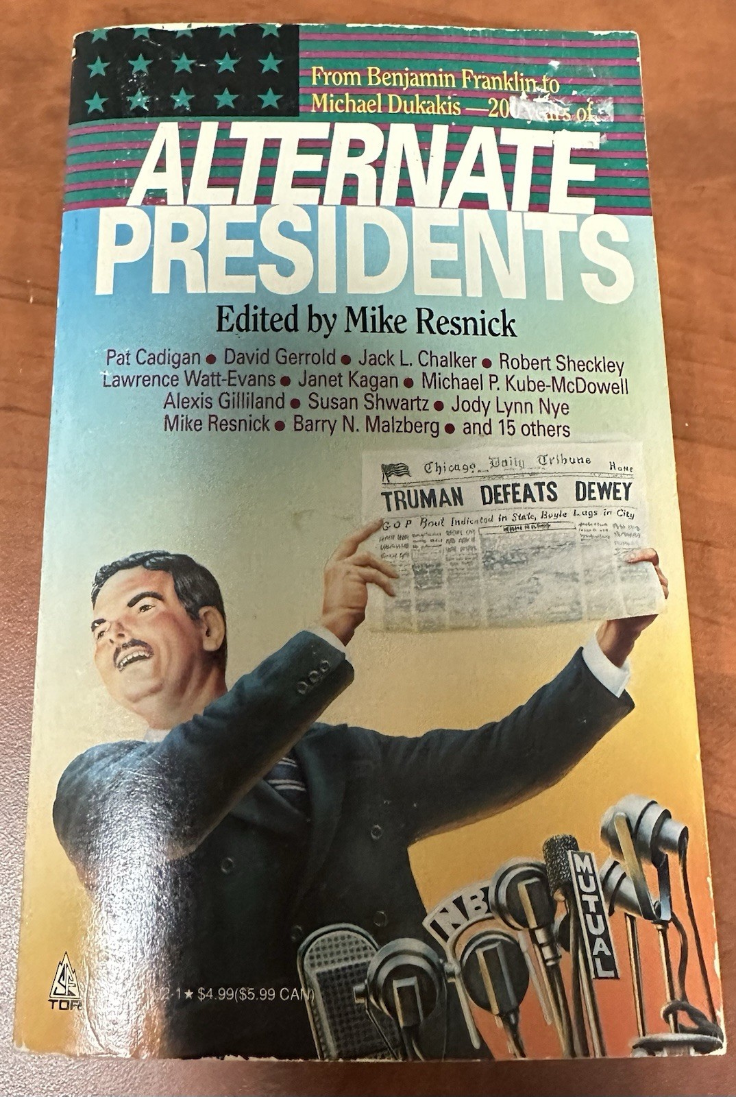 ALTERNATE PRESIDENTS and ALTERNATE OUTLAWS; editor: Mike Resnick, Used, Paper
