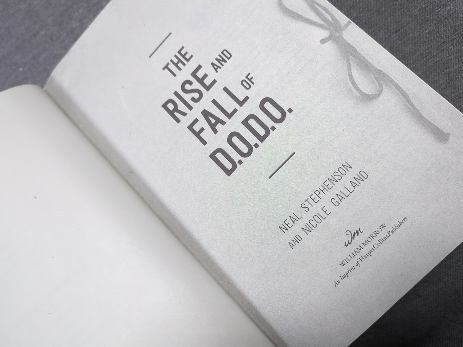 The Rise and Fall of D.O.D.O. Neal Stephenson First Edition William Morrow – NEW