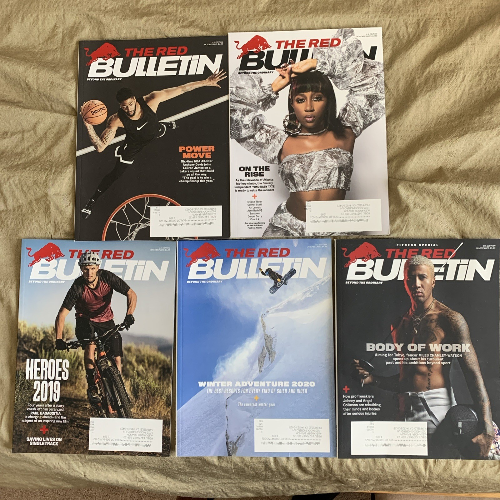 Lot 5 2019-2020 The Red Bulletin 10/19 Thru 03/20