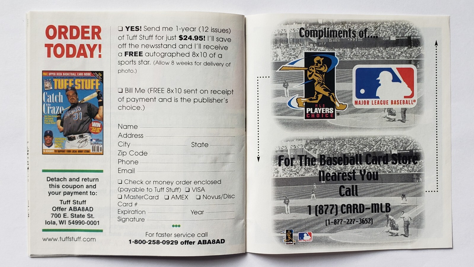 Vintage 2001 Pepsi Collecting Baseball Cards Booklet Magazine Comic MLB Mint