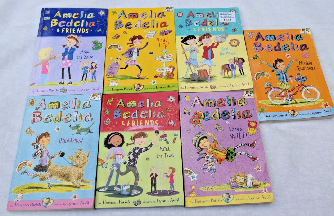 Lot of 7 Amedlia Bedelia + Friends Kids Books By Herman Parish