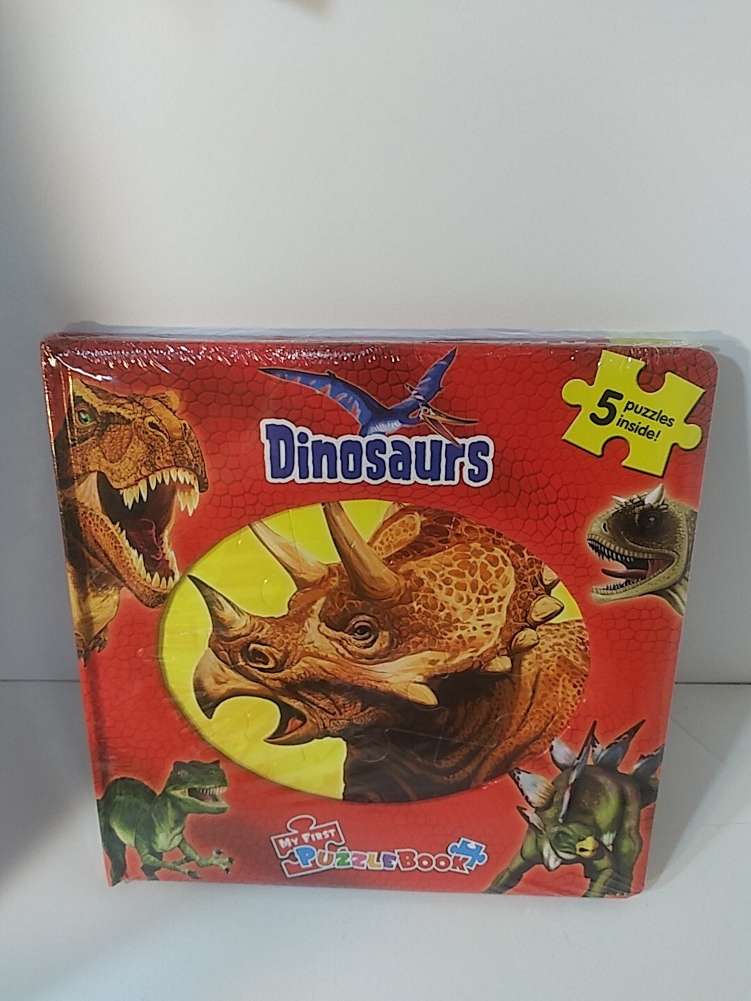 First Puzzle Book Dinosaurs 5 Puzzles Inside for 3+ Years Sealed