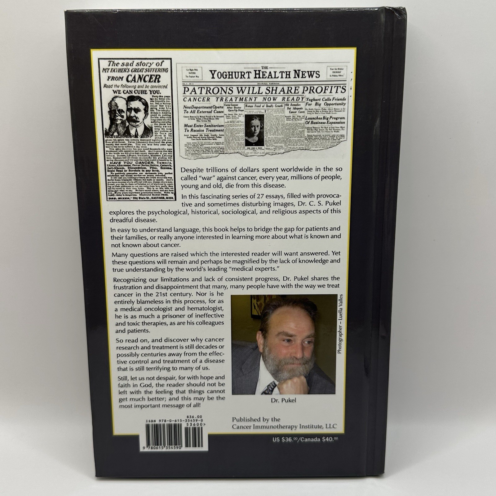 Cancer and the Human Condition Pukel SIGNED! Alternative Holistic Medicine