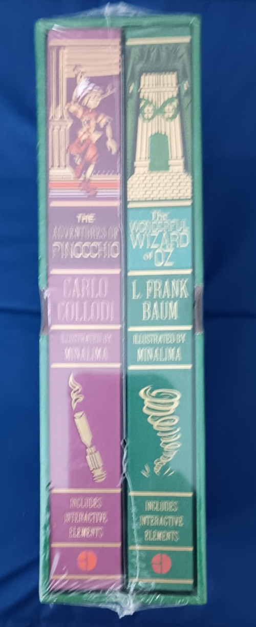 MinaLima Set of 2 Wizard Of Oz and The Adventures of Pinocchio Interactive-NIP