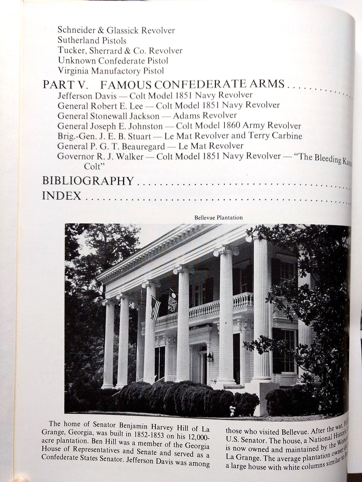 Confederate Longarms &Pistols by Richard Taylor Hill Pictorial Study 1st Ed 1978