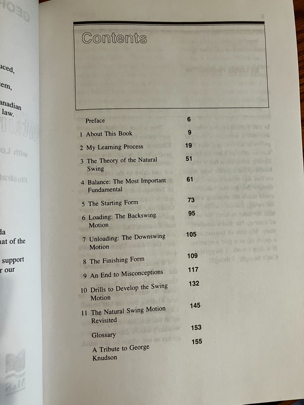 The Natural Golf Swing, George Knudson, TPB 1989