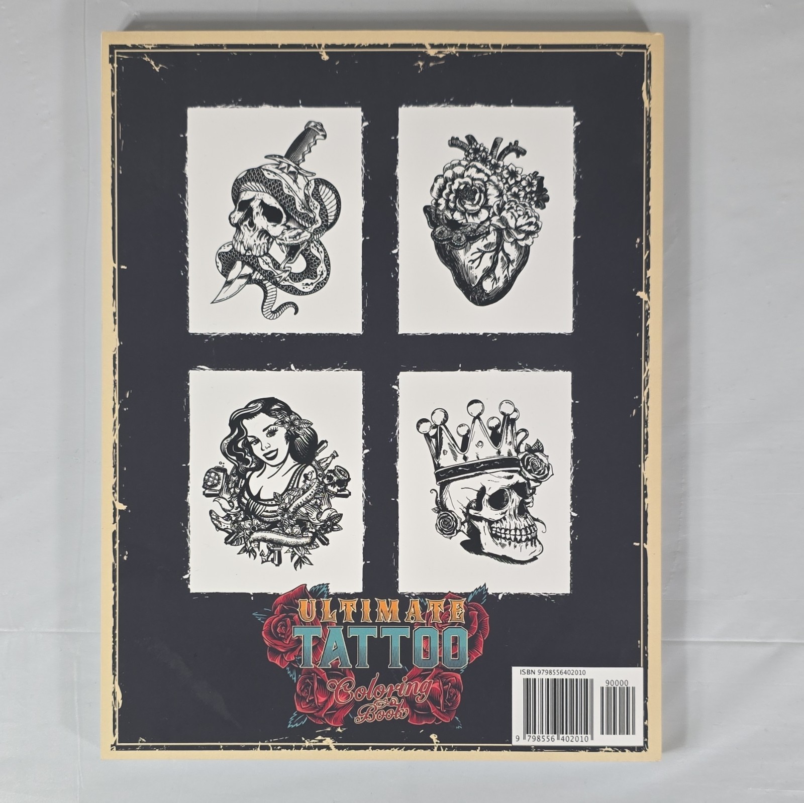 *NEW/ UNUSED/ NO MARKINGS* Halcyon Time Ltd Ultimate Tattoo Coloring Book