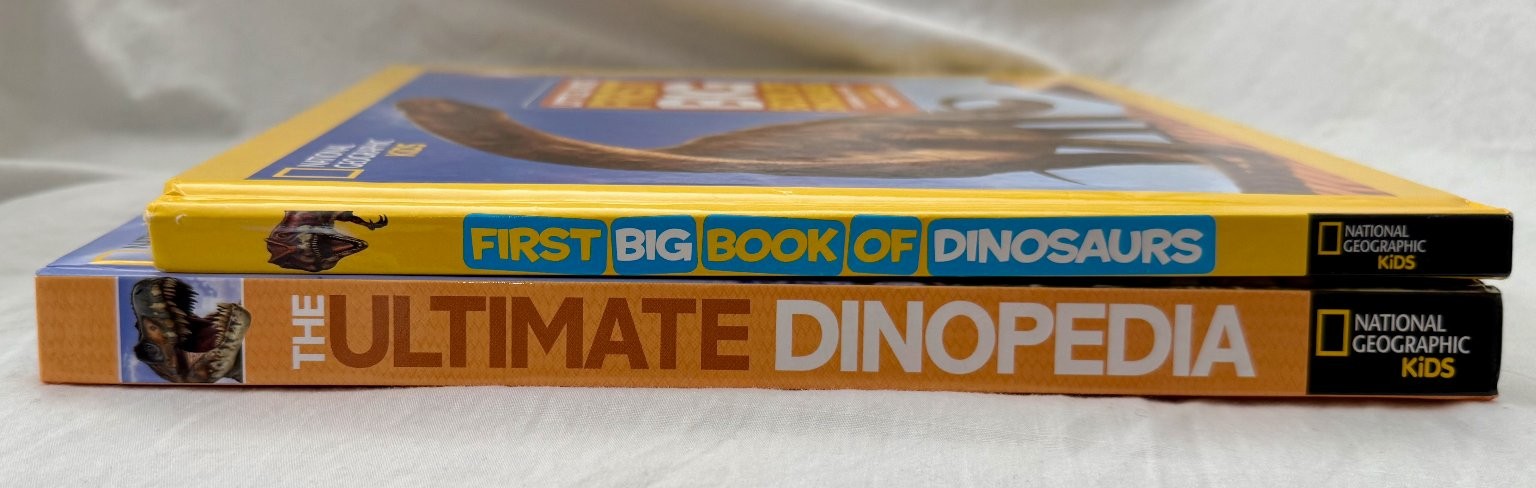 Lot 2 Dinosaur books National Geographic Kids Dino-Pedia and First Big Book