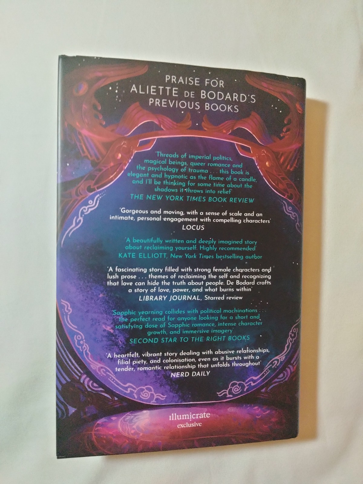 The Red Scholar’s Wake Aliette De Bodard Illumicrate Sprayed Edges Signed Plate